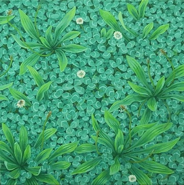Green III - Oil on canvas 30cmx30cm